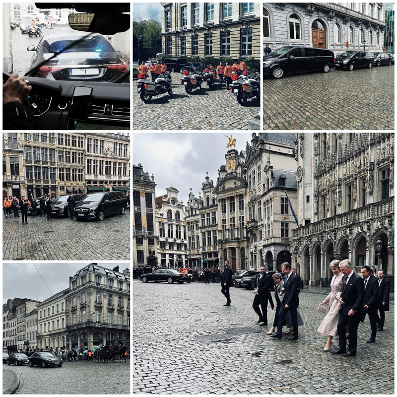 Le Grand Duc de Luxembourg en visite d'état à Bruxelles