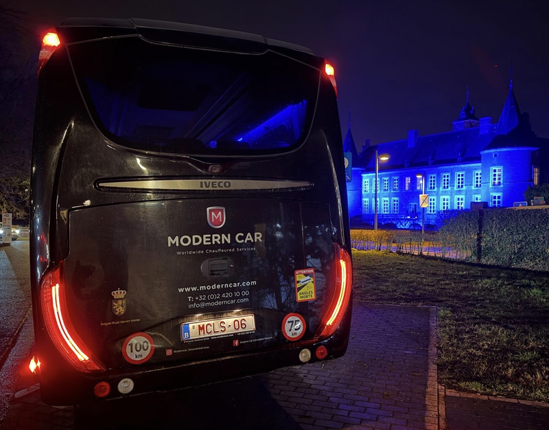 MODERN CAR ensured the full setup of the event at Alden Biesen Castle