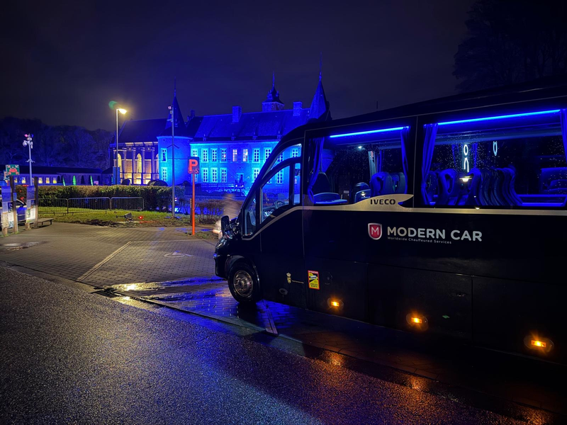 MODERN CAR a assuré  la coordination complète de l’événement au Château d’Alden Biesen